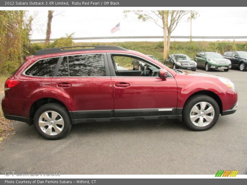 Ruby Red Pearl / Off Black 2012 Subaru Outback 3.6R Limited