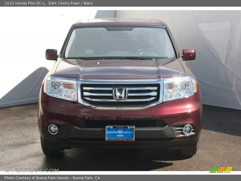 Dark Cherry Pearl / Black 2013 Honda Pilot EX-L