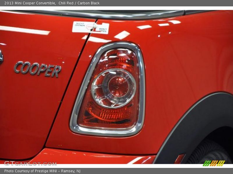 Chili Red / Carbon Black 2013 Mini Cooper Convertible