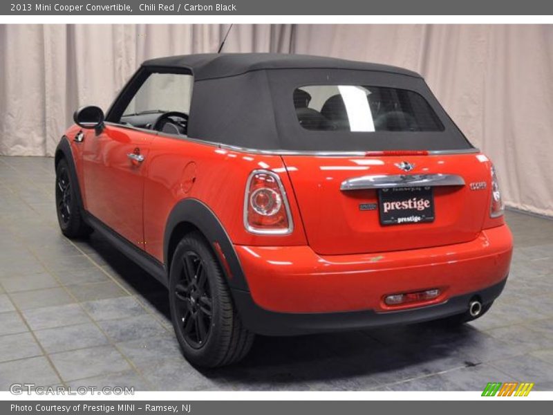 Chili Red / Carbon Black 2013 Mini Cooper Convertible