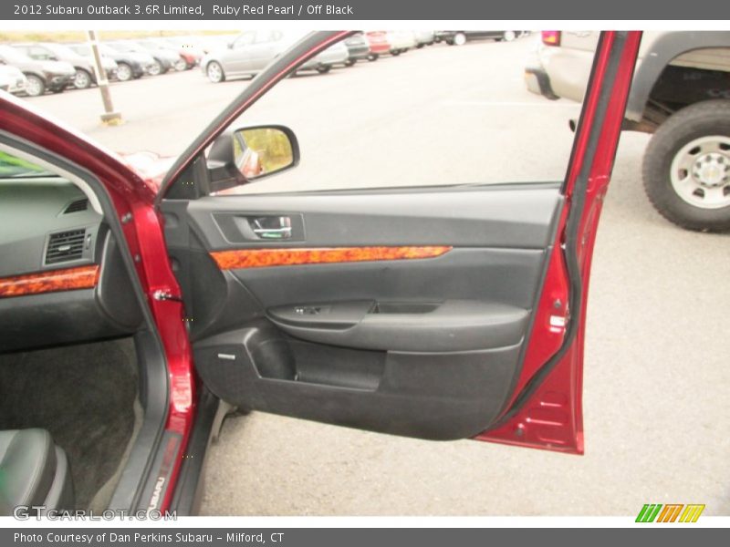 Ruby Red Pearl / Off Black 2012 Subaru Outback 3.6R Limited