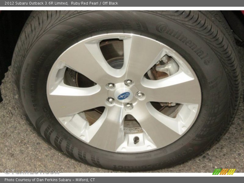 Ruby Red Pearl / Off Black 2012 Subaru Outback 3.6R Limited