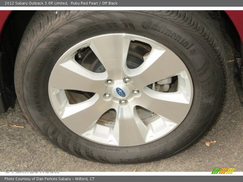Ruby Red Pearl / Off Black 2012 Subaru Outback 3.6R Limited