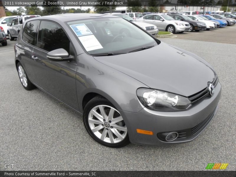 Front 3/4 View of 2011 Golf 2 Door TDI