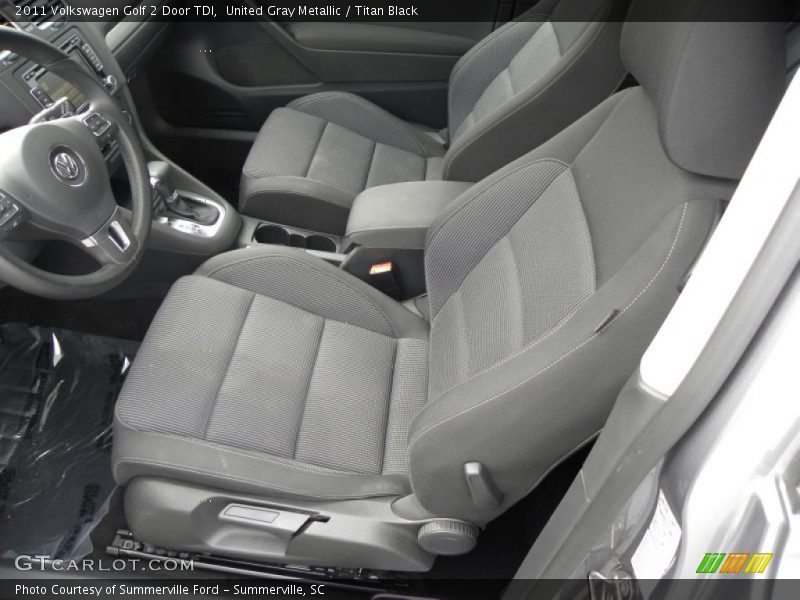 United Gray Metallic / Titan Black 2011 Volkswagen Golf 2 Door TDI