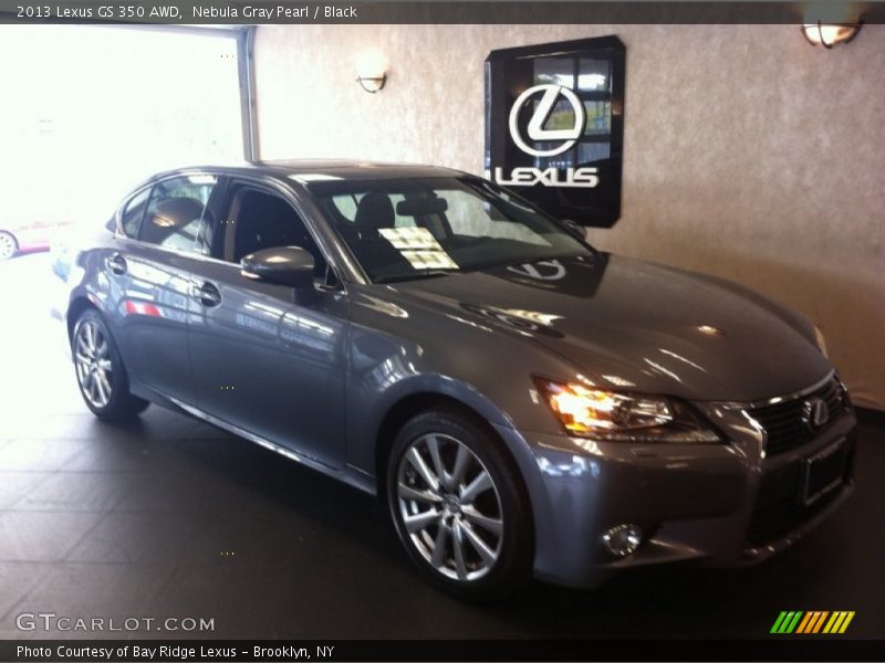 Nebula Gray Pearl / Black 2013 Lexus GS 350 AWD