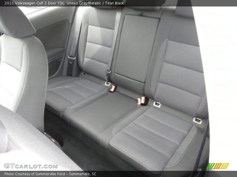 Rear Seat of 2011 Golf 2 Door TDI