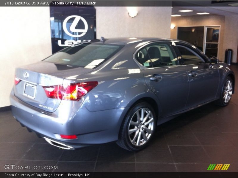 Nebula Gray Pearl / Black 2013 Lexus GS 350 AWD