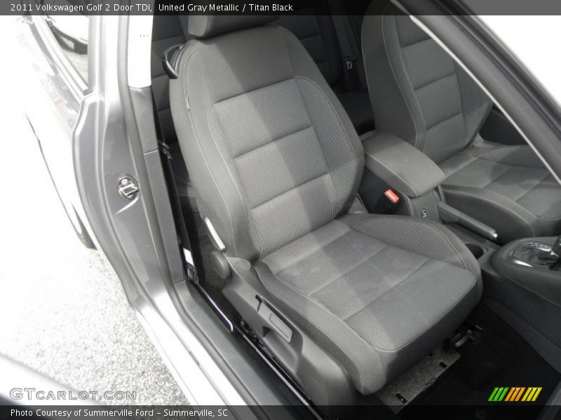 Front Seat of 2011 Golf 2 Door TDI
