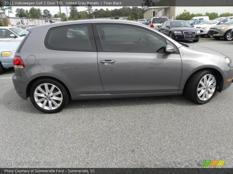 United Gray Metallic / Titan Black 2011 Volkswagen Golf 2 Door TDI