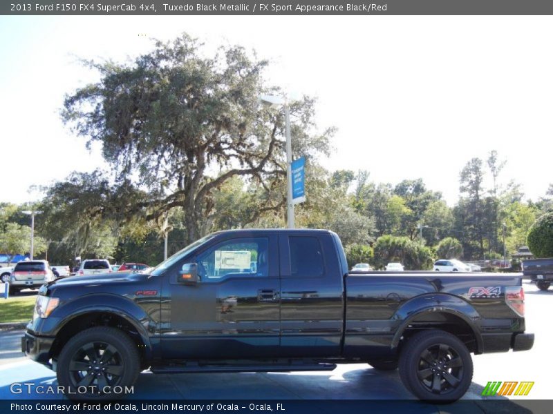 Tuxedo Black Metallic / FX Sport Appearance Black/Red 2013 Ford F150 FX4 SuperCab 4x4