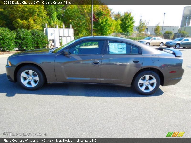 Granite Crystal / Black 2013 Dodge Charger SXT