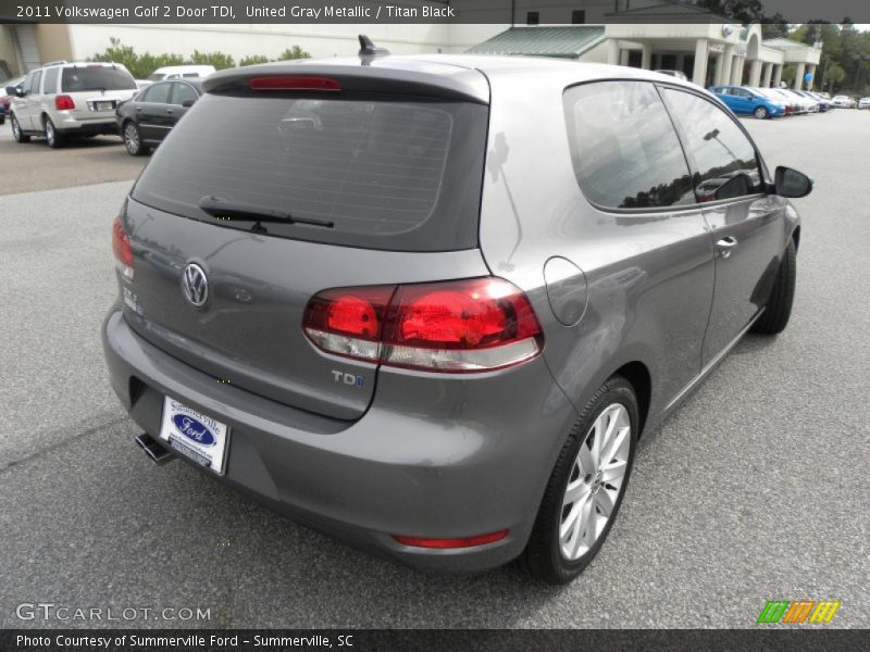 United Gray Metallic / Titan Black 2011 Volkswagen Golf 2 Door TDI