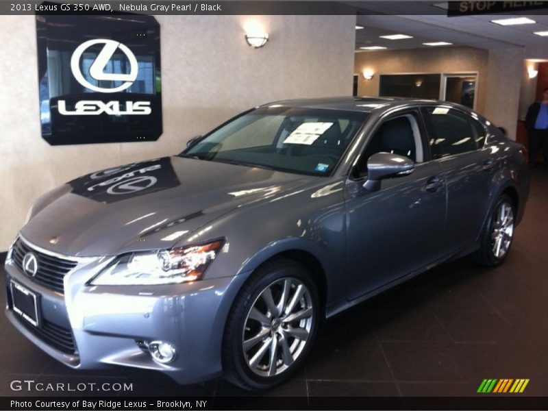 Nebula Gray Pearl / Black 2013 Lexus GS 350 AWD