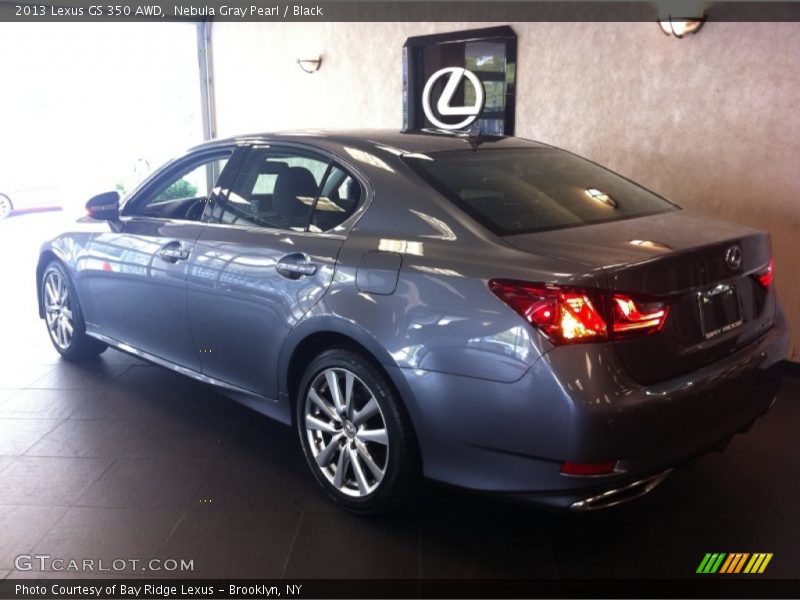 Nebula Gray Pearl / Black 2013 Lexus GS 350 AWD
