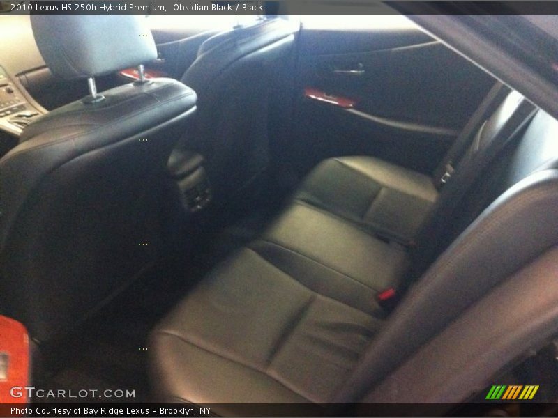 Obsidian Black / Black 2010 Lexus HS 250h Hybrid Premium
