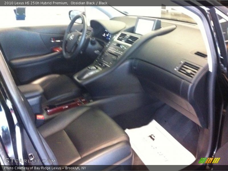 Obsidian Black / Black 2010 Lexus HS 250h Hybrid Premium
