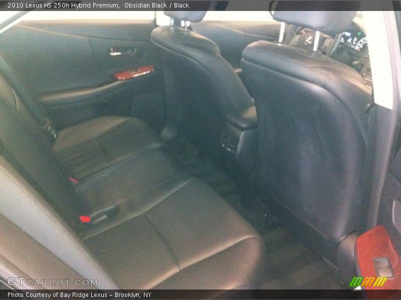 Obsidian Black / Black 2010 Lexus HS 250h Hybrid Premium
