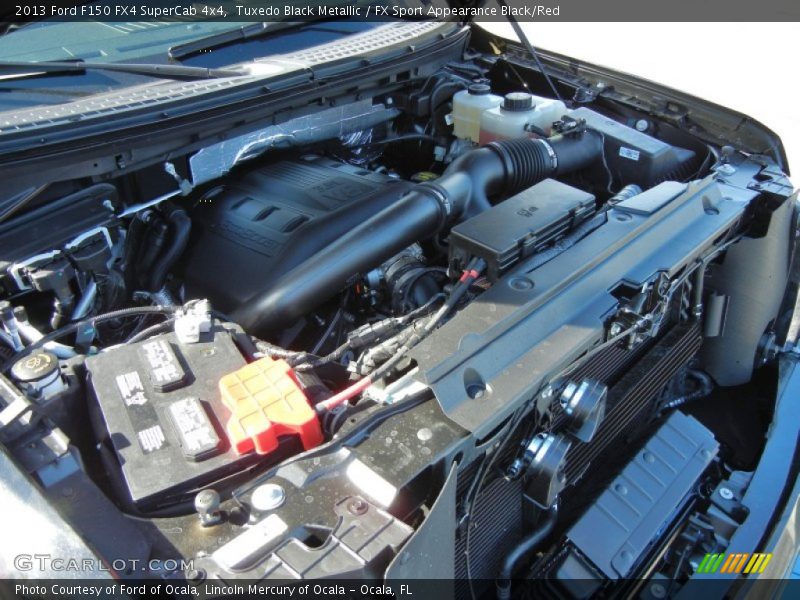 Tuxedo Black Metallic / FX Sport Appearance Black/Red 2013 Ford F150 FX4 SuperCab 4x4