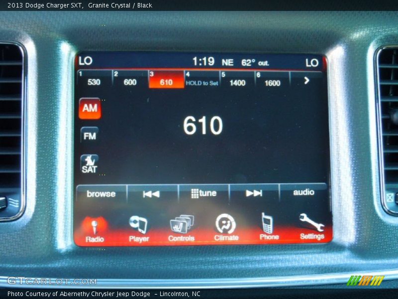 Granite Crystal / Black 2013 Dodge Charger SXT