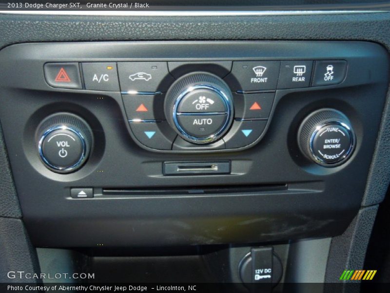 Controls of 2013 Charger SXT