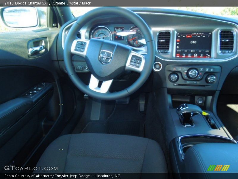 Granite Crystal / Black 2013 Dodge Charger SXT