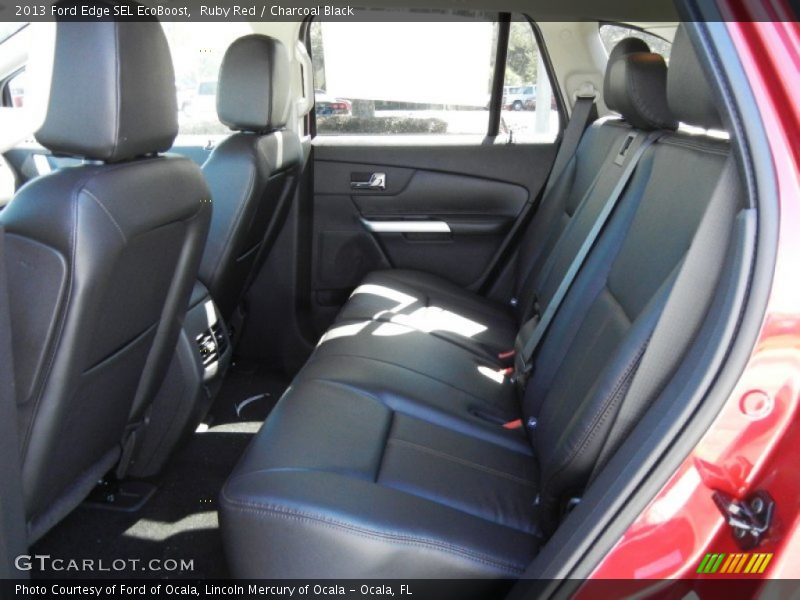 Ruby Red / Charcoal Black 2013 Ford Edge SEL EcoBoost