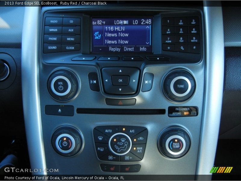 Ruby Red / Charcoal Black 2013 Ford Edge SEL EcoBoost