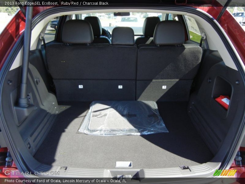 Ruby Red / Charcoal Black 2013 Ford Edge SEL EcoBoost