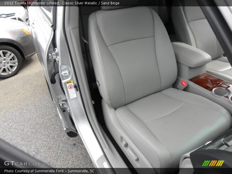 Classic Silver Metallic / Sand Beige 2012 Toyota Highlander Limited