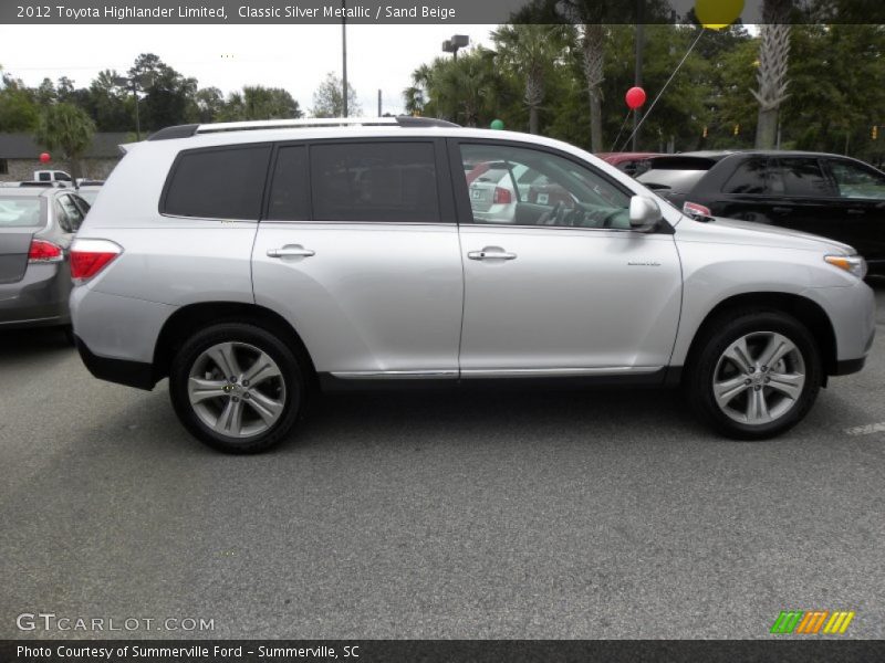 Classic Silver Metallic / Sand Beige 2012 Toyota Highlander Limited