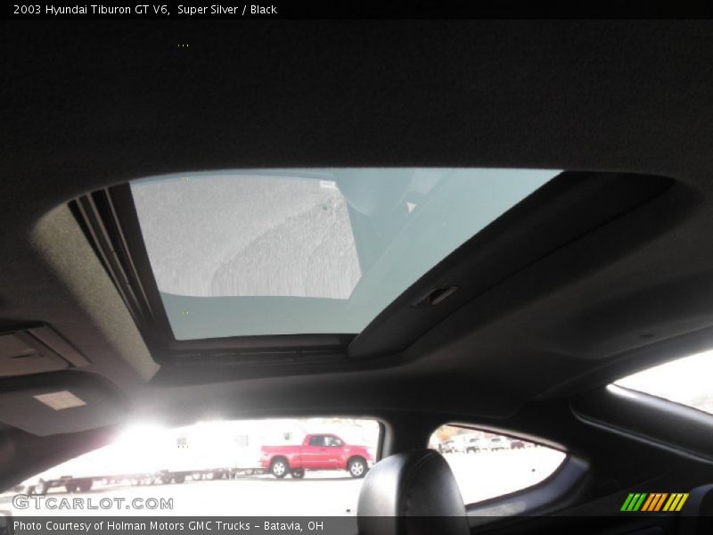 Super Silver / Black 2003 Hyundai Tiburon GT V6