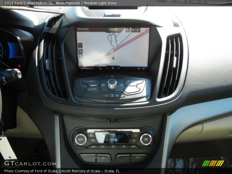 White Platinum / Medium Light Stone 2013 Ford C-Max Hybrid SE