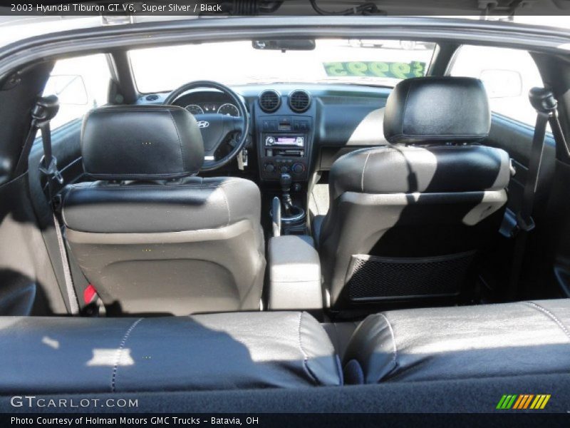 Super Silver / Black 2003 Hyundai Tiburon GT V6