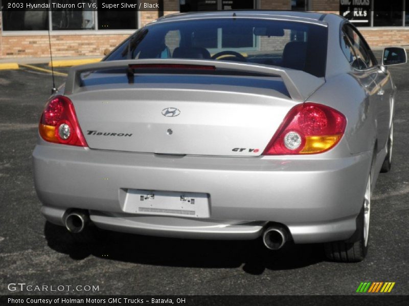 Super Silver / Black 2003 Hyundai Tiburon GT V6