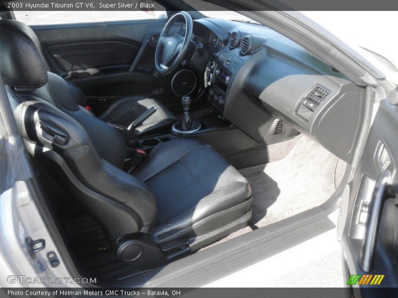  2003 Tiburon GT V6 Black Interior