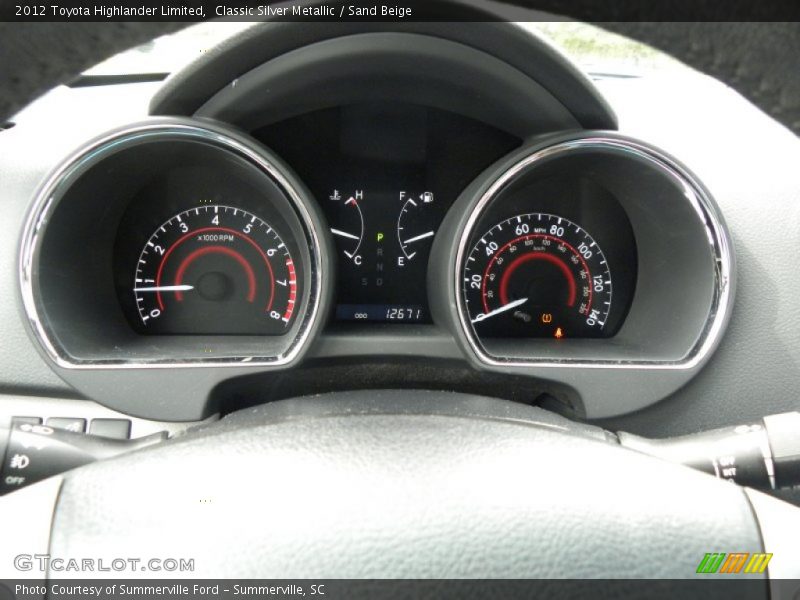 Classic Silver Metallic / Sand Beige 2012 Toyota Highlander Limited