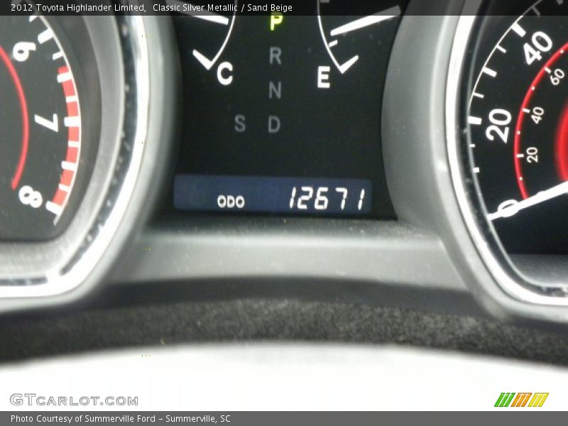 Classic Silver Metallic / Sand Beige 2012 Toyota Highlander Limited