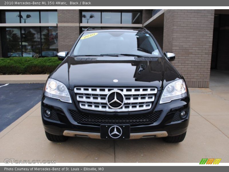 Black / Black 2010 Mercedes-Benz ML 350 4Matic