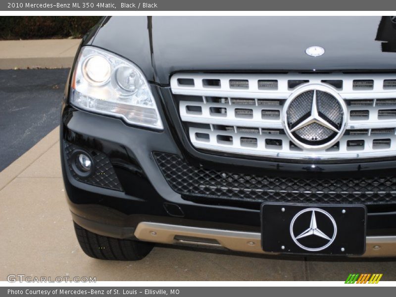 Black / Black 2010 Mercedes-Benz ML 350 4Matic