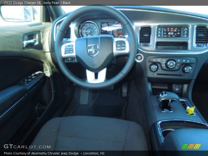 Ivory Pearl / Black 2013 Dodge Charger SE