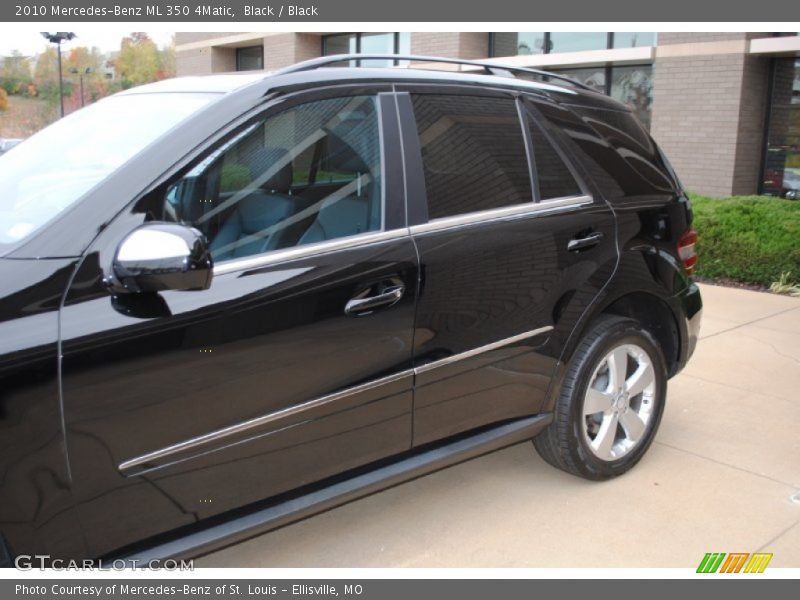 Black / Black 2010 Mercedes-Benz ML 350 4Matic
