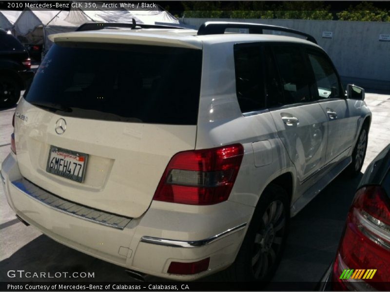 Arctic White / Black 2010 Mercedes-Benz GLK 350