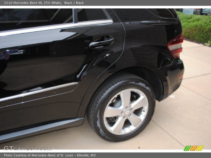 Black / Black 2010 Mercedes-Benz ML 350 4Matic