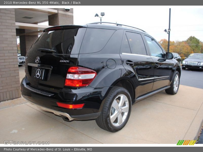 Black / Black 2010 Mercedes-Benz ML 350 4Matic
