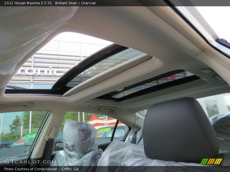 Brilliant Silver / Charcoal 2012 Nissan Maxima 3.5 SV
