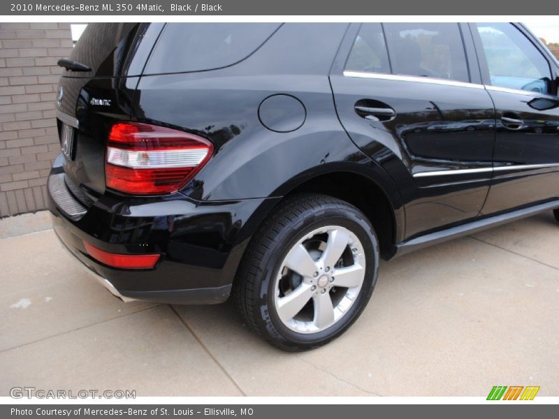 Black / Black 2010 Mercedes-Benz ML 350 4Matic