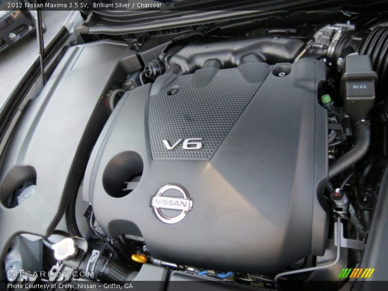 Brilliant Silver / Charcoal 2012 Nissan Maxima 3.5 SV