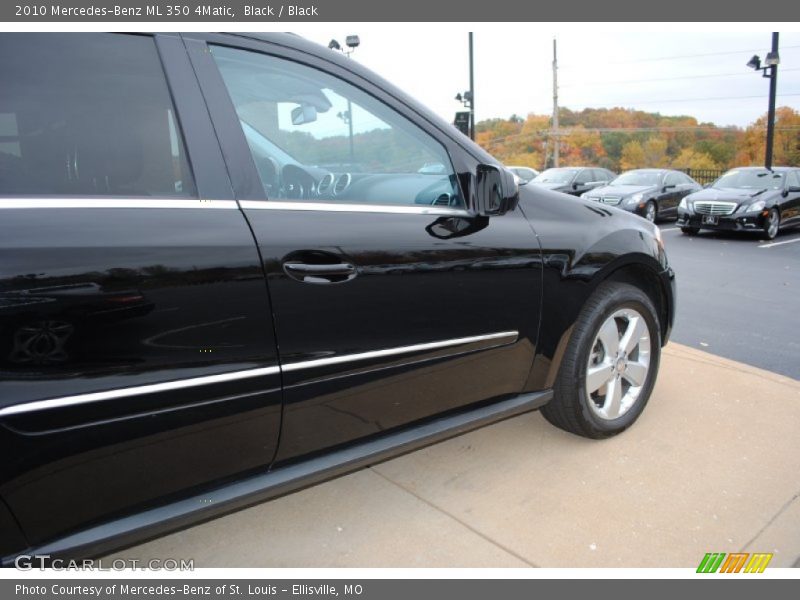 Black / Black 2010 Mercedes-Benz ML 350 4Matic