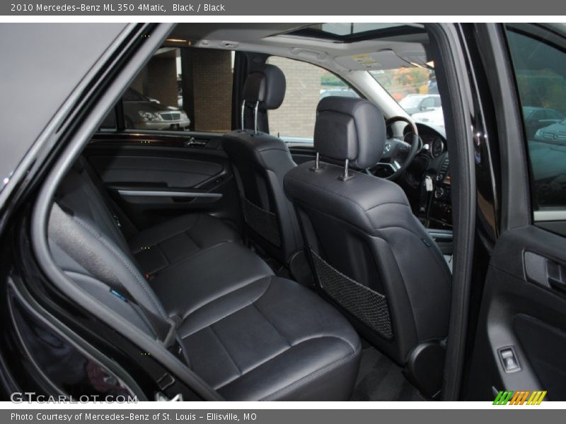 Black / Black 2010 Mercedes-Benz ML 350 4Matic